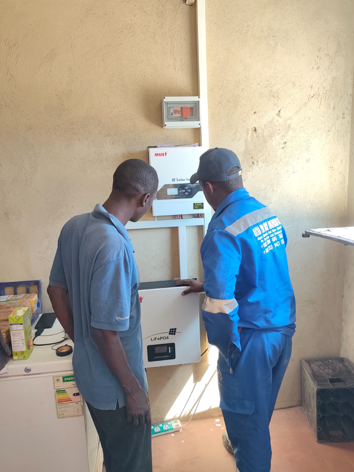 Solar panel installation by Matad Pro Tech Engineers PBC